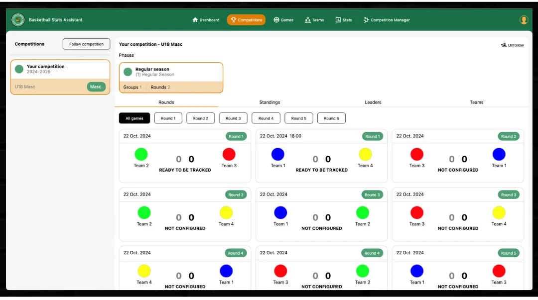 Διαχειριστείτε και παρακολουθήστε τη διοργάνωσή σας σε πραγματικό χρόνο